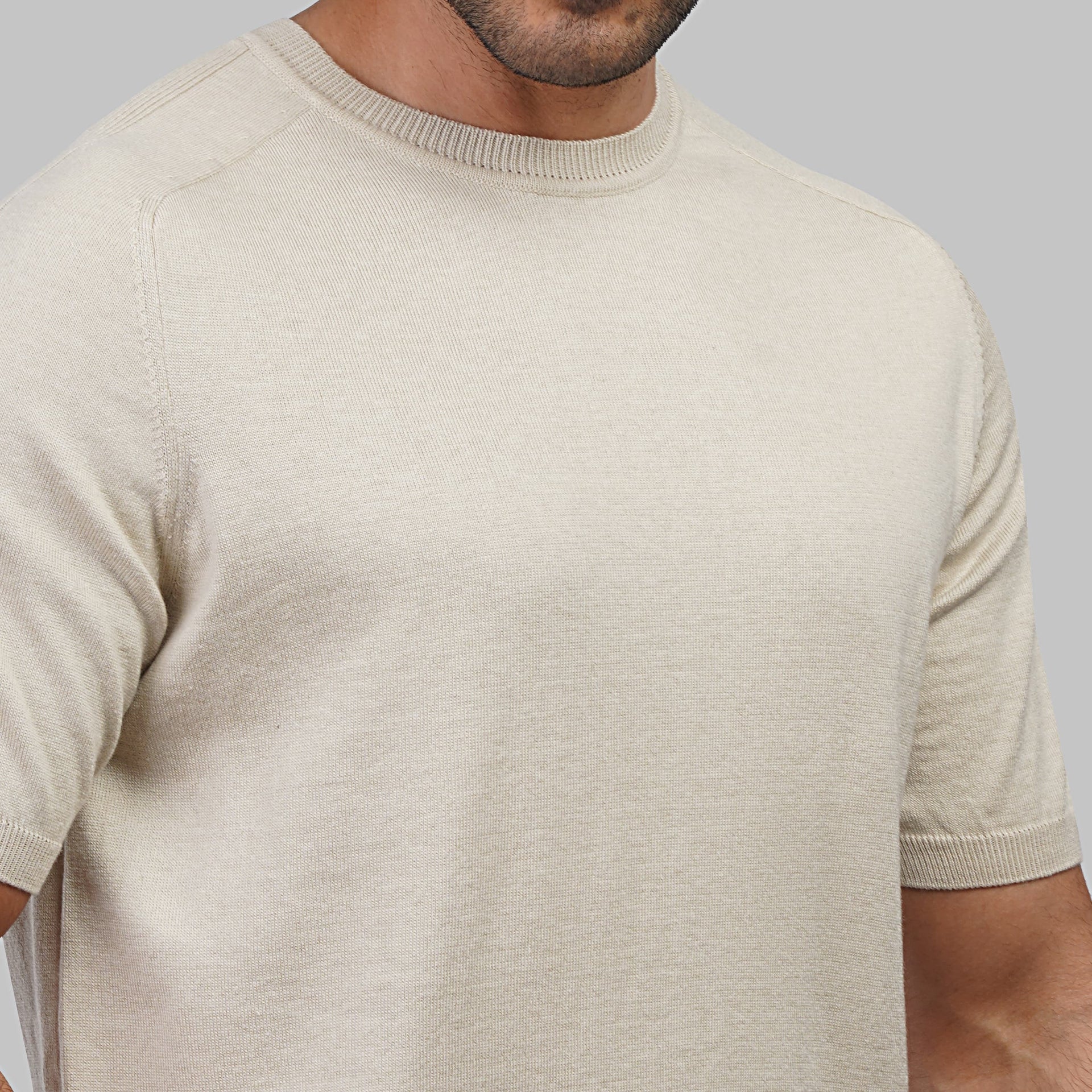 Soft Knit Short Sleeve T-Shirt - Dockland