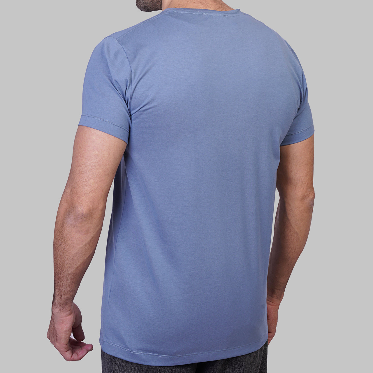 Premium Round-Neck Tshirt  - INDIGO