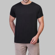  تسوق تيشرت اسود رجالي بنصف كم من دوكلاند للملابس الرجالية - Shop Black Men’s Short-Sleeve T-Shirt in Egypt by Dockland