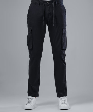 Cargo Trousers  - BLACK - Dockland