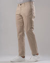 Slim Fit Chino Pants - BEIGE - Dockland