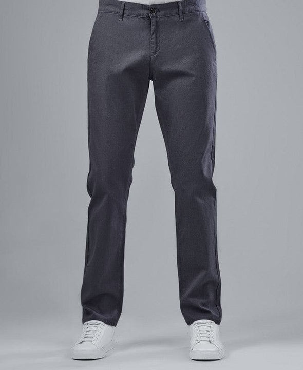 Slim Fit Chino Pants - GREY - Dockland