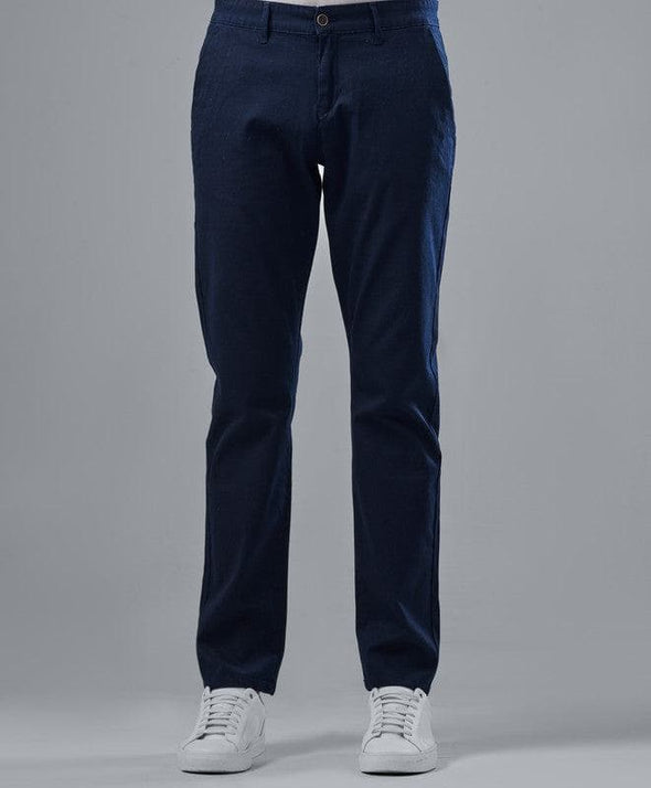 Slim Fit Chino Pants - NAVY - Dockland