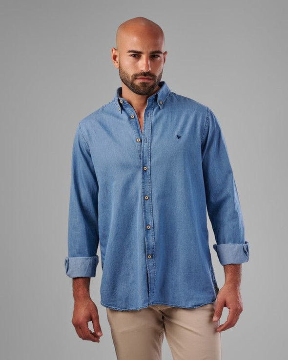 LONG SLEEVE DENIM SHIRT -  JEANS - Dockland