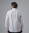 Long Sleeve Striped Shirt - OFF WHITE- Dockland