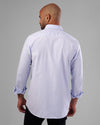 LONG SLEEVE STRIPED SHIRT -SKY BLUE- Dockland