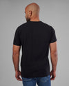 SHORT SLEEVE SLIM T-SHIRT - BLACK- DOCKLAND