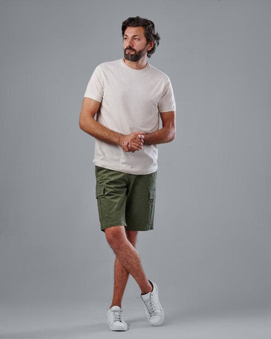 SHORT SLEEVE SLIM T-SHIRT - OFF WHITE - Dockland