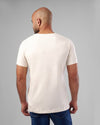 ROUND NECK PRINTED T-SHIRT - OFF WHITE- DOCKLAND