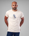 ROUND NECK PRINTED T-SHIRT - OFF WHITE - Dockland