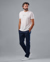 Short-Sleeved Patterned T-Shirt - OFF WHITE - Dockland