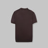 KNIT POLO SHIRT  -BURGUNDY - Dockland