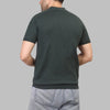 KNIT POLO SHIRT  - DARK OLIVE