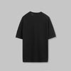 TEXTURED KNIT T-SHIRT - BLACK - DOCKLAND
