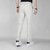 Linen-Cotton Drawstring Trousers  -  OFF WHITE  - Dockland