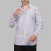 LONG SLEEVE STRIPED SHIRT- BLUE - Dockland