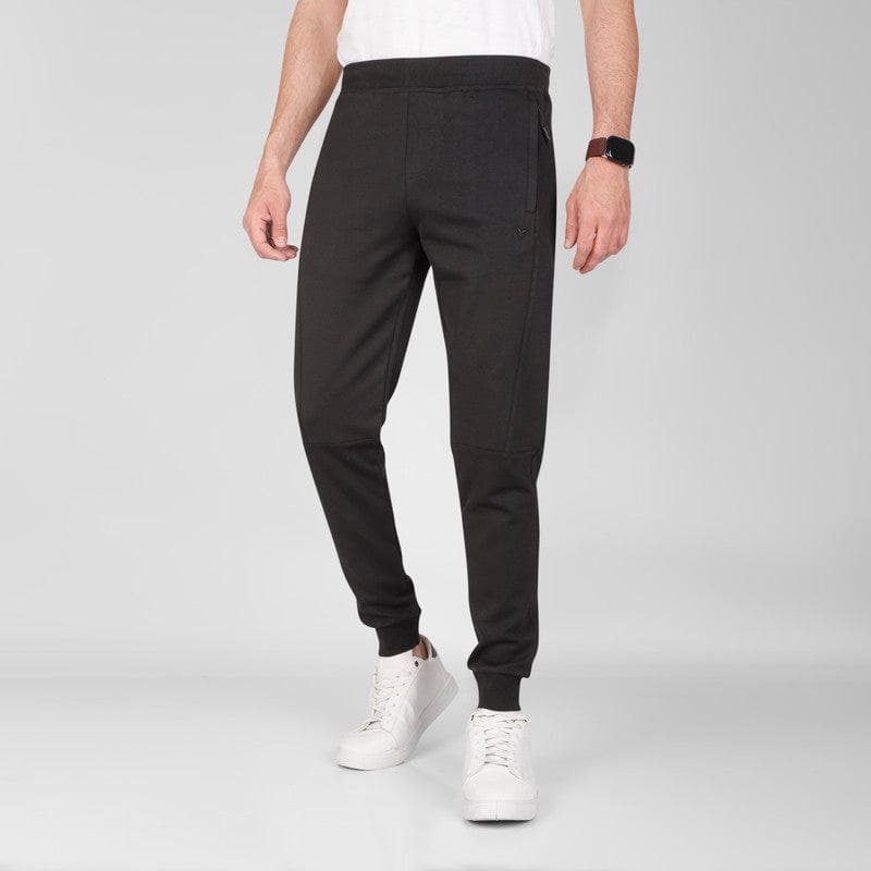 JOGGER WAIST SWEATPANTS  - BLACK - DOCKLAND
