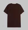 PLAIN T-SHIRT - BROWN - DOCKLAND