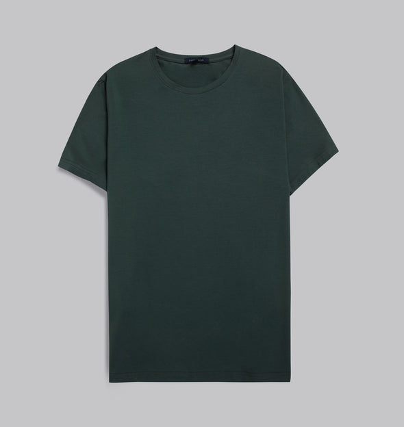 PLAIN T-SHIRT - DARK OLIVE - DOCKLAND