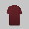 KNIT POLO SHIRT  - WINE - Dockland
