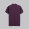 CLASSIC FIT PIQUE POLO SHIRT - BURGUNDY