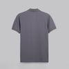 CLASSIC FIT PIQUE POLO SHIRT - GREY - Dockland