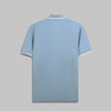 Tipped Collar Polo Shirt - LIGHT BLUE - Dockland