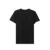 SHORT SLEEVE SLIM T-SHIRT - BLACK - Dockland