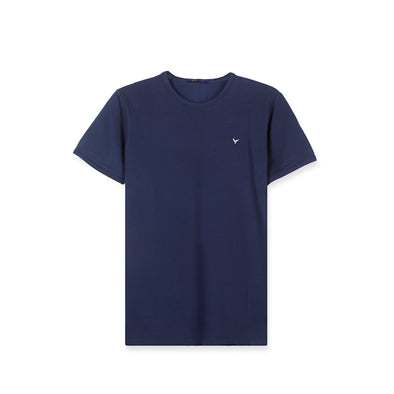 SHORT SLEEVE SLIM T-SHIRT - NAVY- Available in store - Dockland