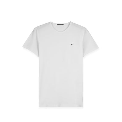 SHORT SLEEVE SLIM T-SHIRT - OFF WHITE - Dockland