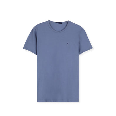 SHORT SLEEVE SLIM T-SHIRT - SKY BLUE- Available in store - Dockland