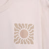 Short-Sleeved Patterned T-Shirt - LIGHT BEIGE