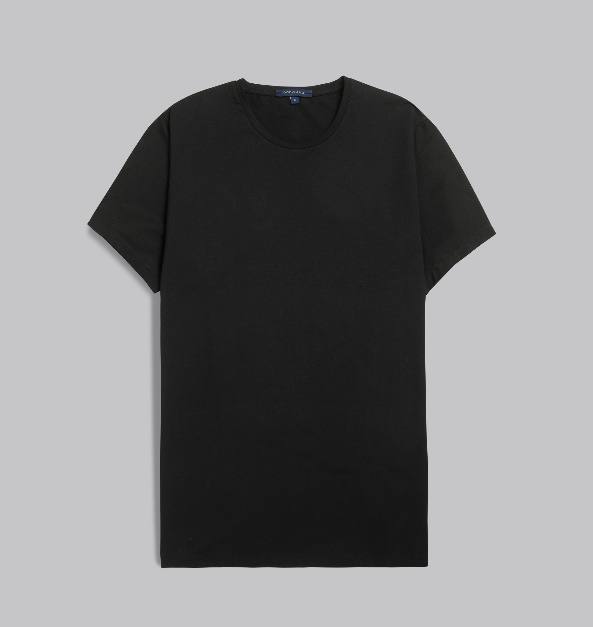 Premium Round-Neck Tshirt  - BLACK - Dockland