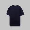 TEXTURED KNIT T-SHIRT -  NAVY - DOCKLAND