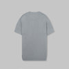 Ribbed Knit Round Neck T-shirt - STEEL - Dockland