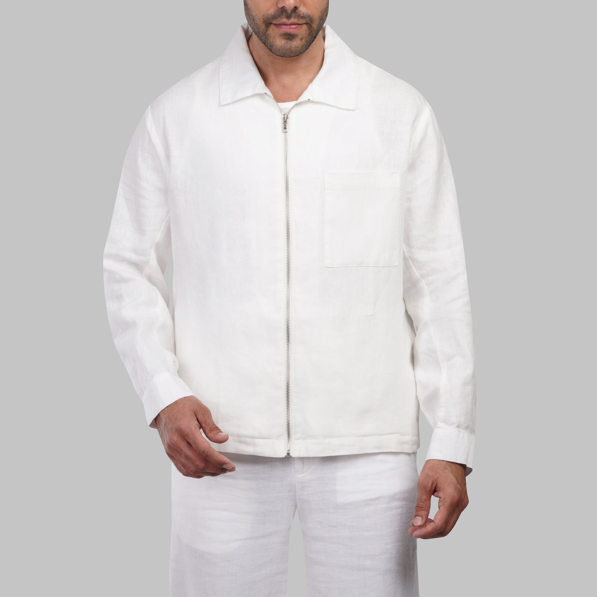 Premium Linen Jacket - Dockland