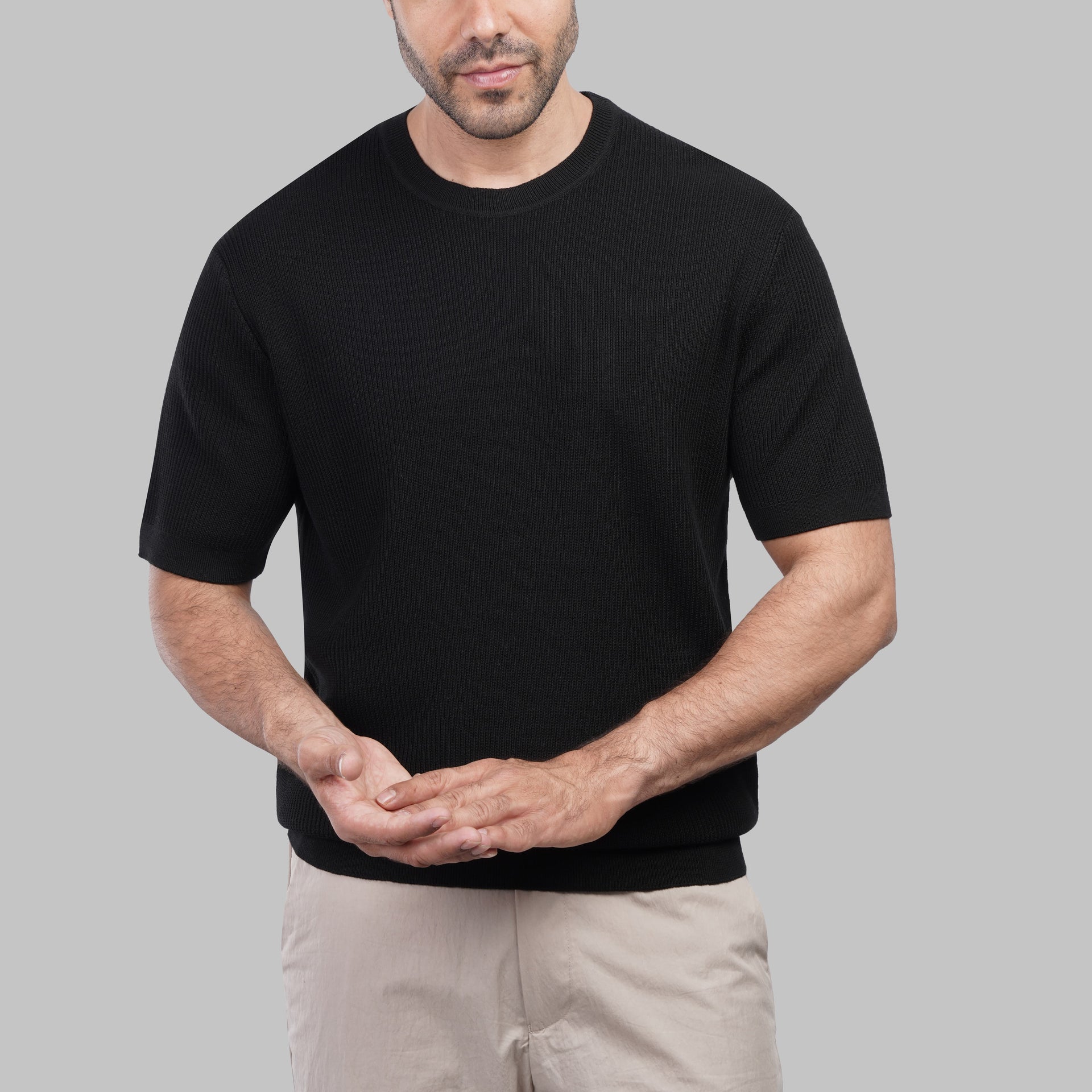 Essential Knitwear T-Shirt - Dockland