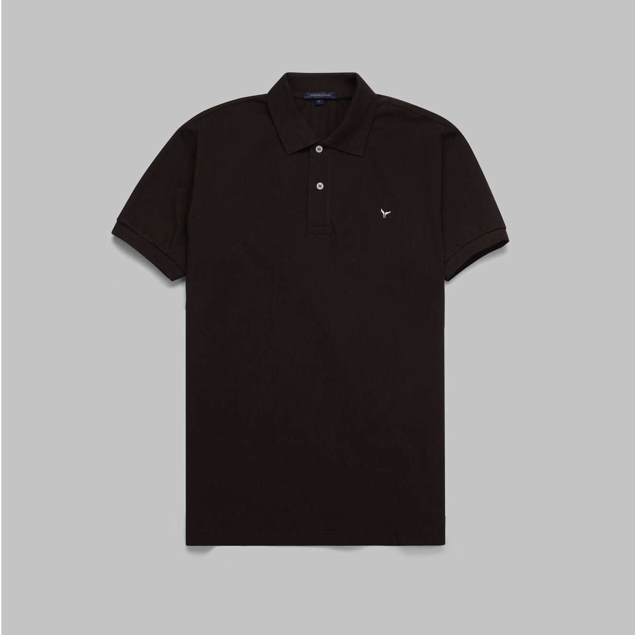 Shop classic fit pique brown polo shirt for men summer 2026 by Dockland - اشتري تيشرت بولو بني رجالي صيفي 2026 من دوكلاند - ملابس رجالي كاجوال صيفي