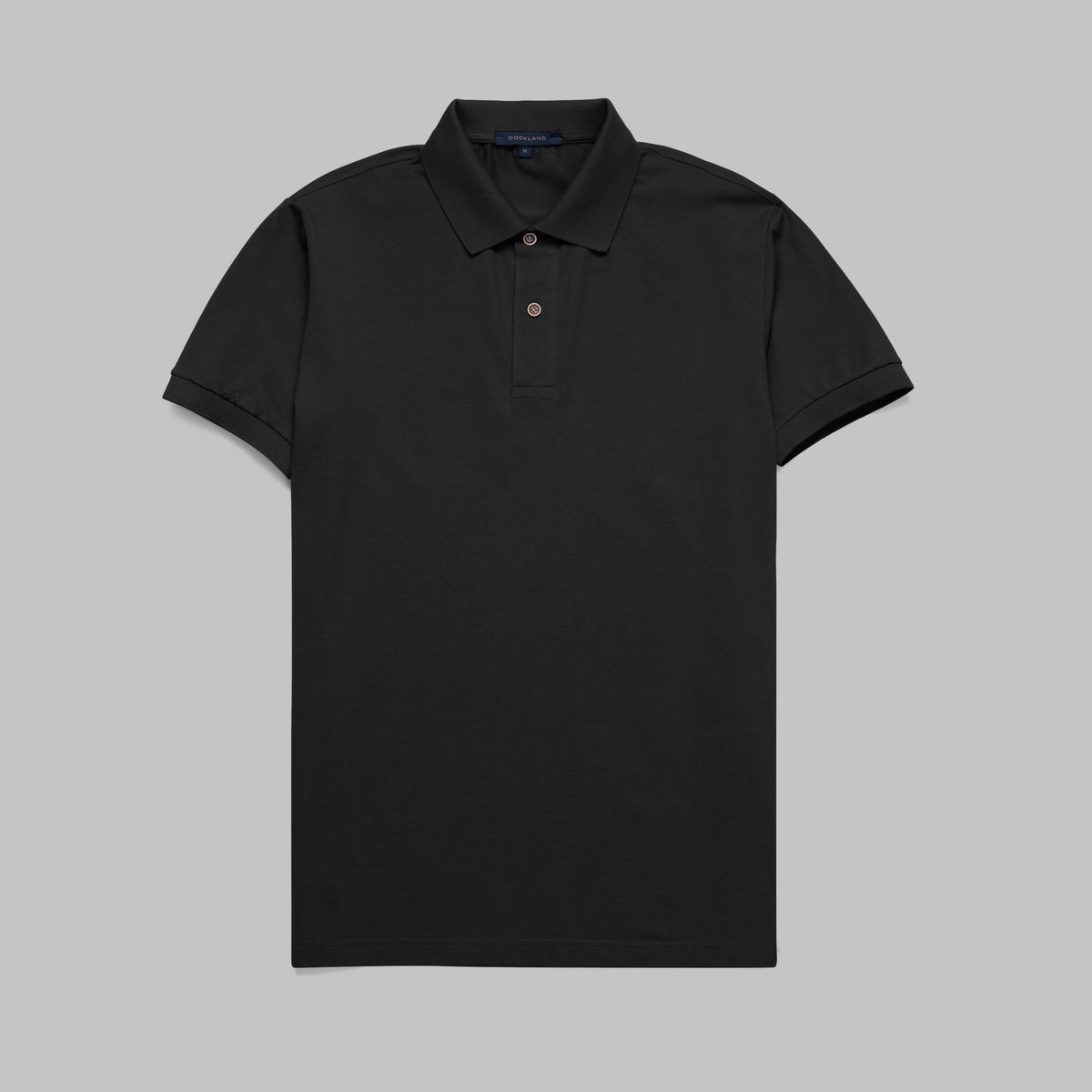 Shop Premium Soft Polo Shirt for Men Black in summer 2026 by Dockland - تسوق تيشرت بولو رجالي بريميوم  صيفي 2026 أسود من دوكلاند - ملابس رجالي كاجوال صيفي