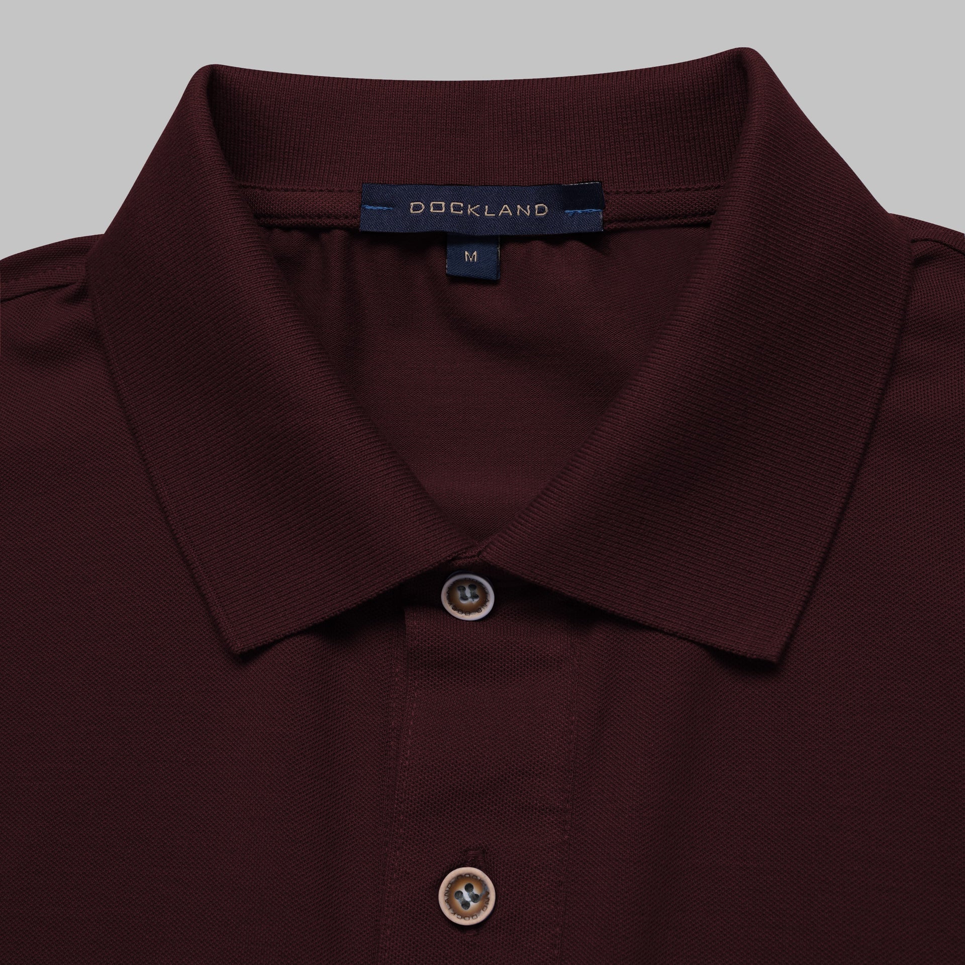 Shop Premium Soft Polo Shirt for Men BURGUNDY in summer 2026 by Dockland - تسوق تيشرت بولو رجالي بريميوم  صيفي 2026  بورجوندي من دوكلاند - ملابس رجالي كاجوال صيفي
