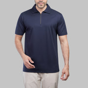 Premium Zip-Up Polo - Dockland