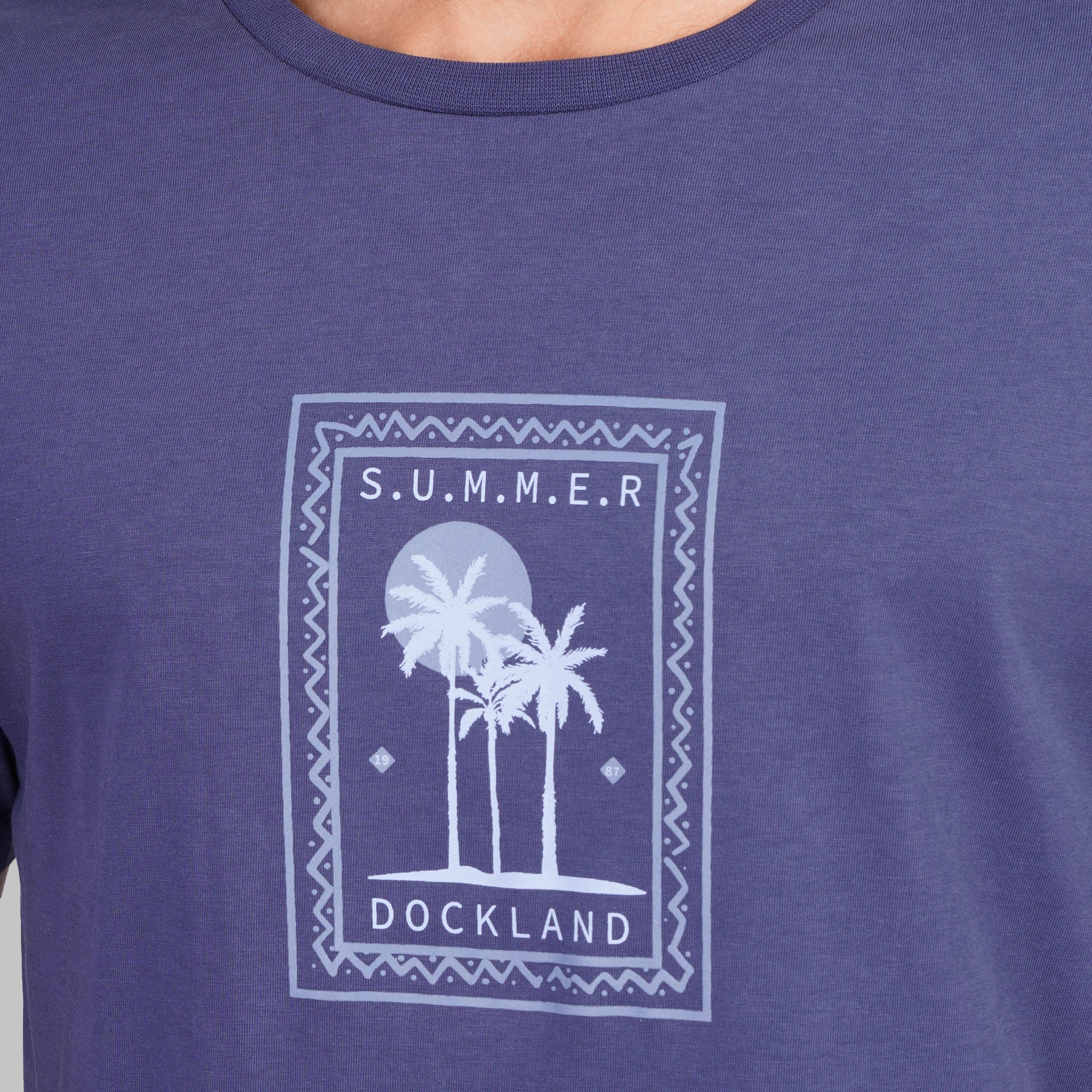 Graphic Print Cotton T-Shirt - Dockland