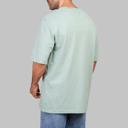 Oversized Cotton T-Shirt with Graphic Detail - Dockland