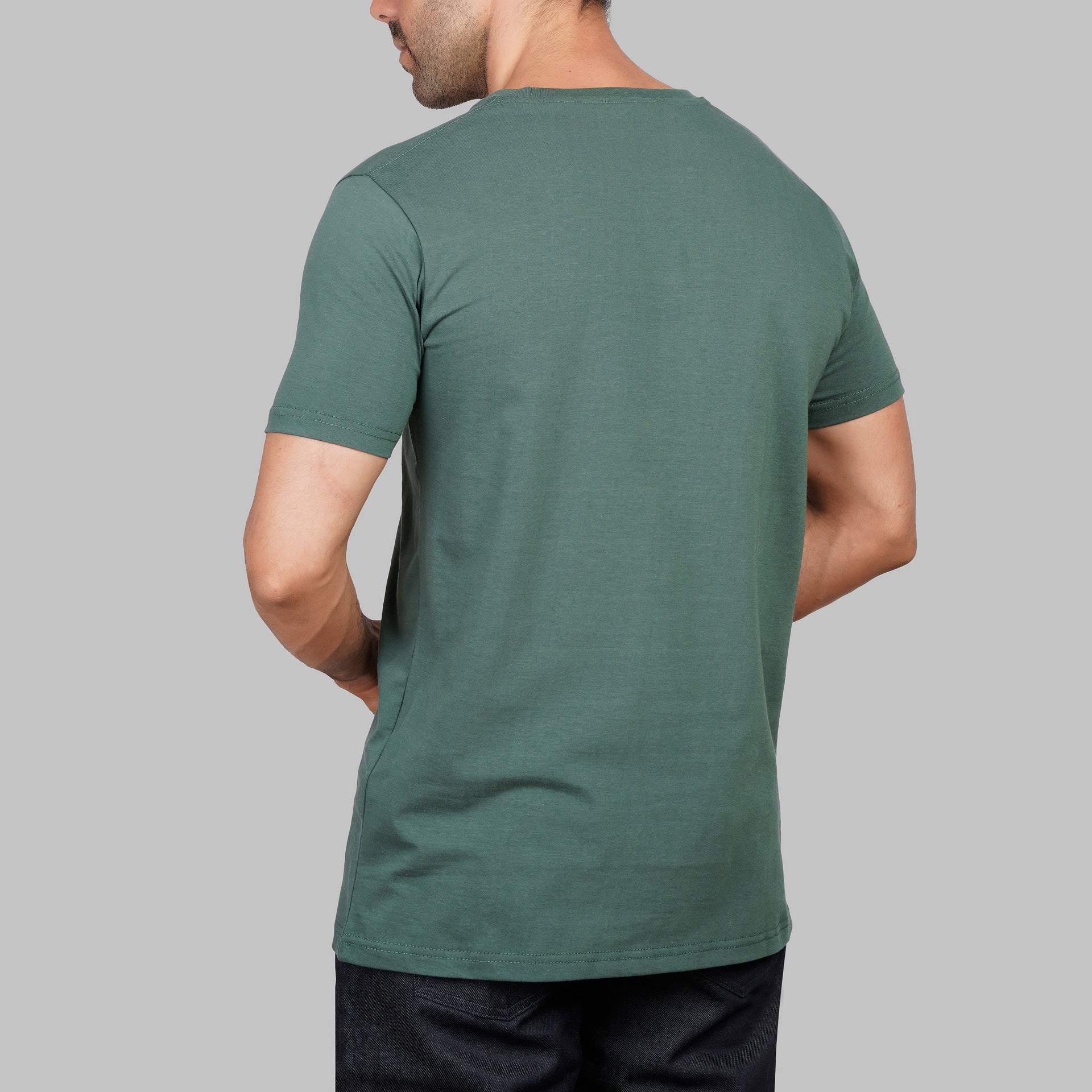 Slim Fit Cotton Front Print Tee - Dockland