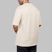 Oversized Cotton T-Shirt with Modern Print - Dockland