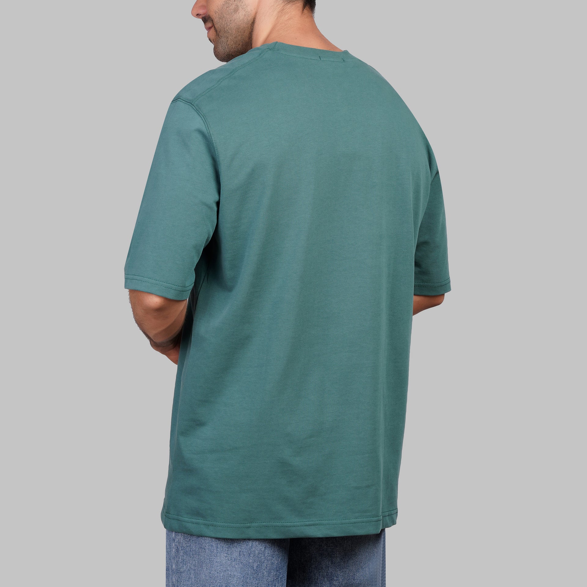 Oversized Cotton T-Shirt with Rapper Print - Dockland