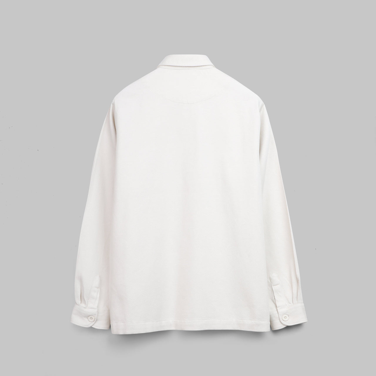 LONG SLEEVE OVERSHIRT- OFF WHITE