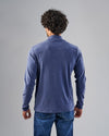 High Neck Long Sleeve Body  -  BLUE- DOCKLAND