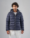 HOODED PUFFER JACKET  - GREY - DOCKLAND