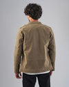 SUEDE JACKET   - OLIVE-DOCKLAND